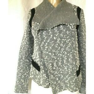 FAUSTA TRICOT DEVOTION Jacket Open Front Tweed